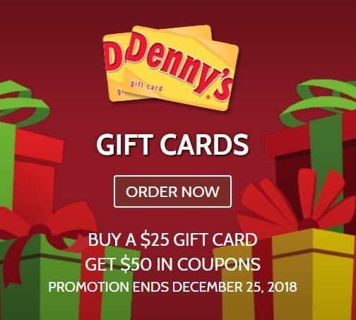  Denny's Gift Card $25 : Gift Cards