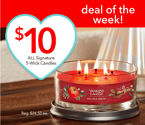 10 5Wick Candles at Yankee Candle Wilmington Coupons Daily Draws