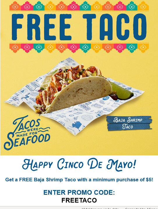 Free Taco With Minimum $5 Purchase at Long John Silver's | Wilmington ...