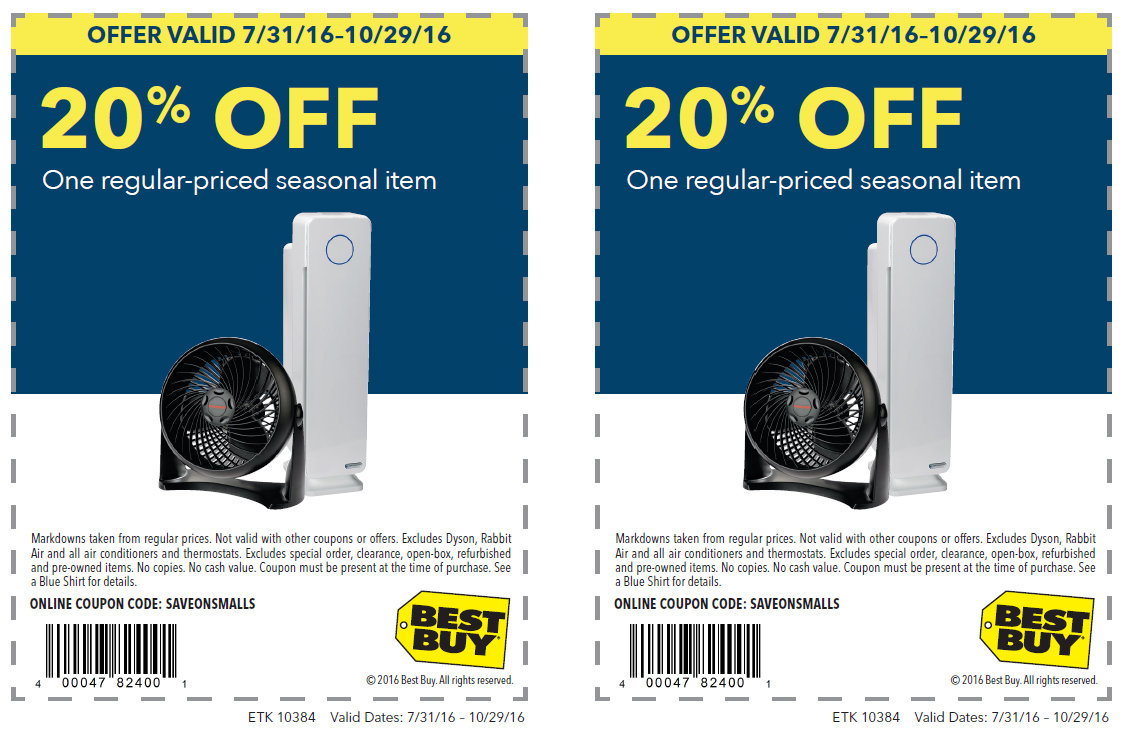 20 Off One Seasonal Item At Best Buy Indianapolis Coupons Daily   Printable 3086960 