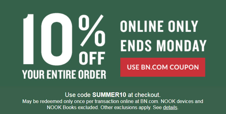 10-off-your-entire-order-online-only-at-barnes-noble-indianapolis-coupons-daily-draws